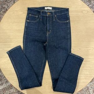 Madewell high rise skinny